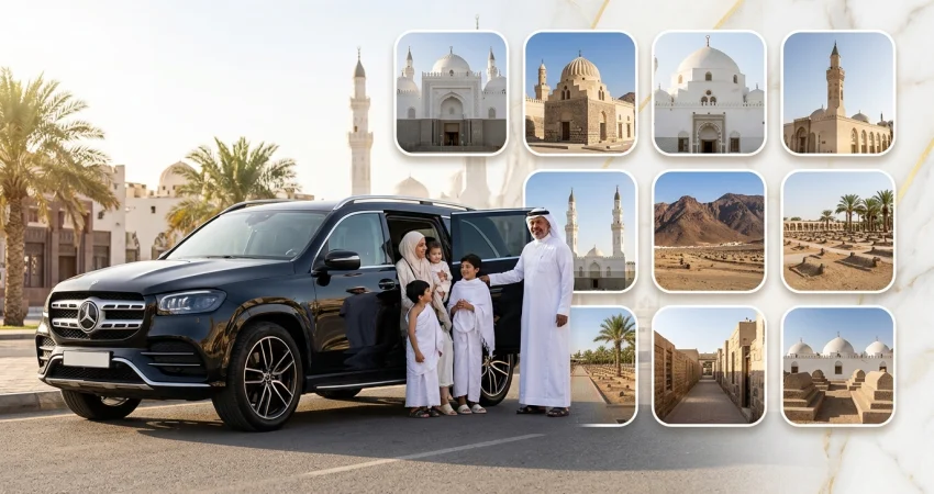Madinah Ziyarat Tour – Islamic Landmarks & Private Taxi
